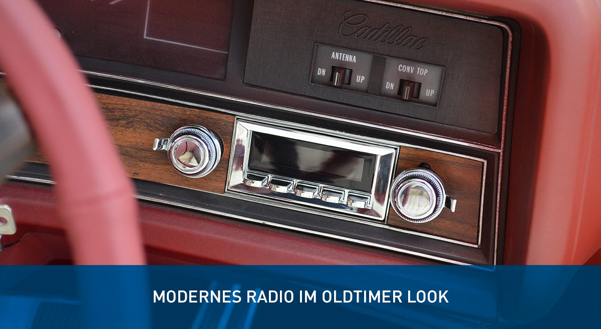 radio im oldtimer look