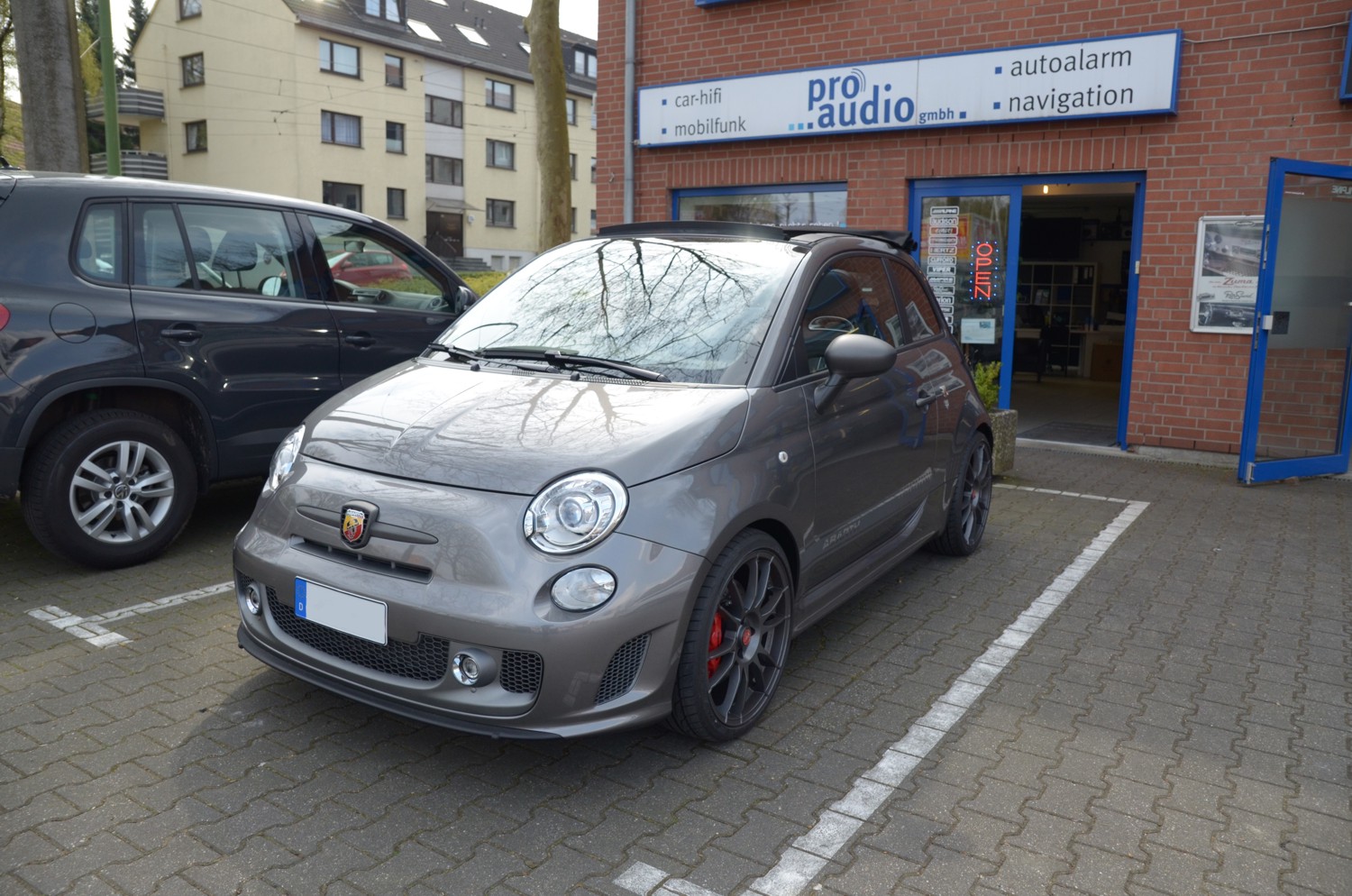 Fiat 500 Navigation Alpine Doppel Din Auto